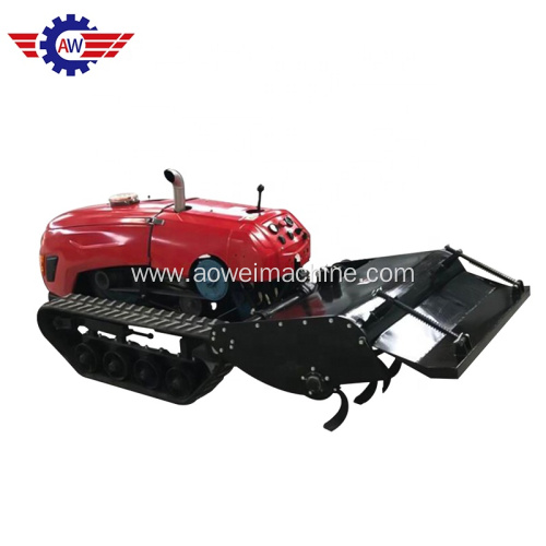 Mini Brush Cutter Compact Tractor with Small Farm Crawler Cultivator